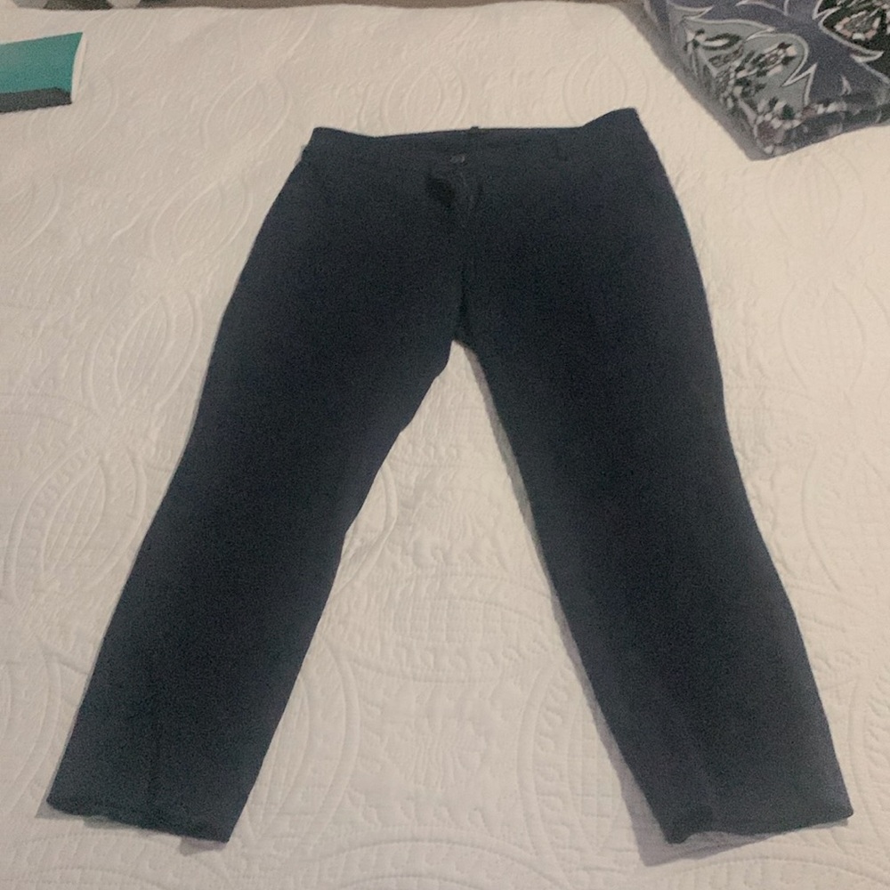 J. Crew Navy blue crop dress pants size 14